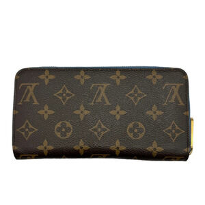 Louis Vuitton Jean Blue Zippy Round Monogram Zipper Long Canvas Wallet